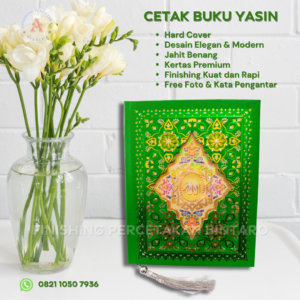 Buku Yasin Hard Cover Mozaik Hijau
