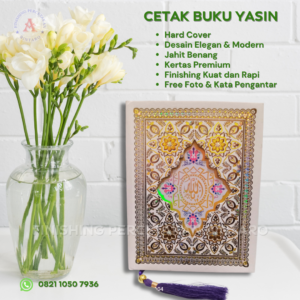 Buku Yasin Hard Cover Mozaik Putih