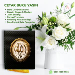 Buku Yasin Hard Cover Diamond Hitam